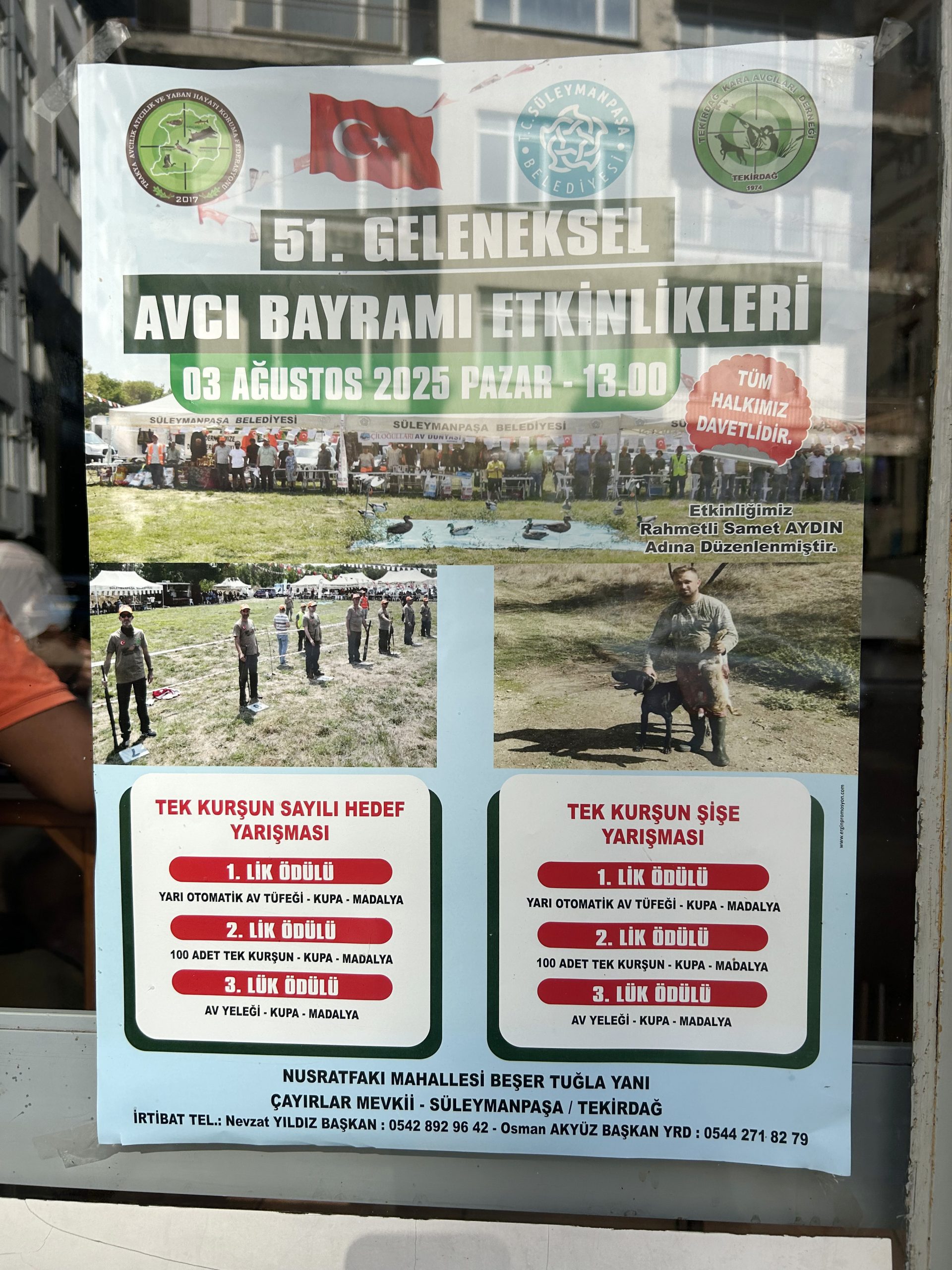 Avcılar hünerlerini sergileyecek