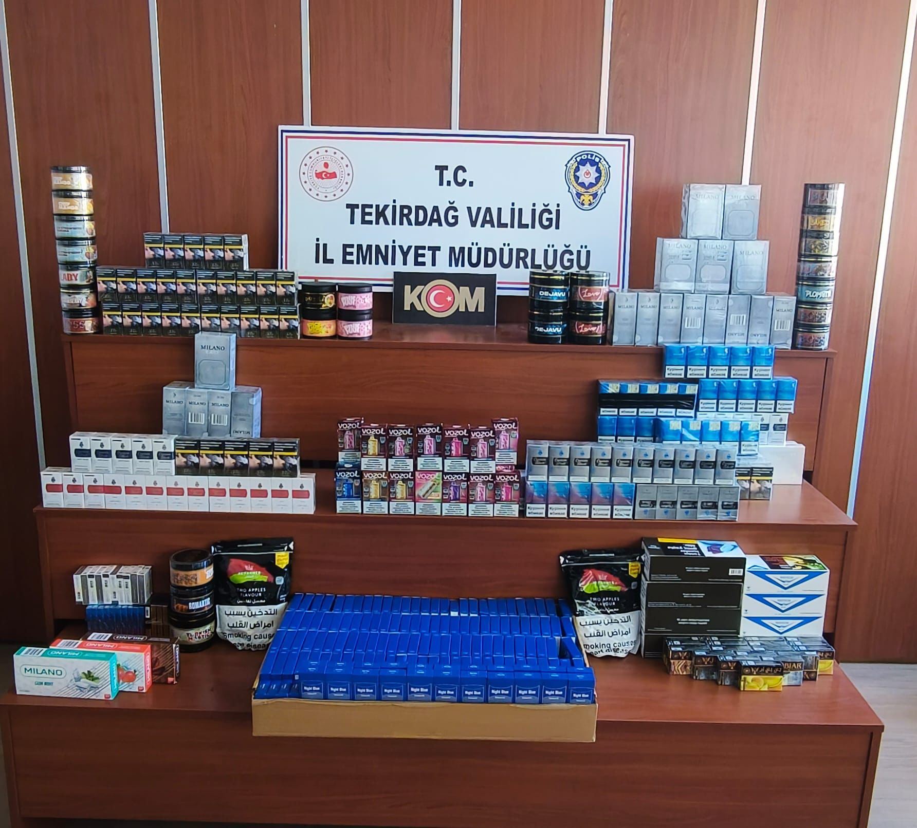 17.500 adet makoron ele geçirildi
