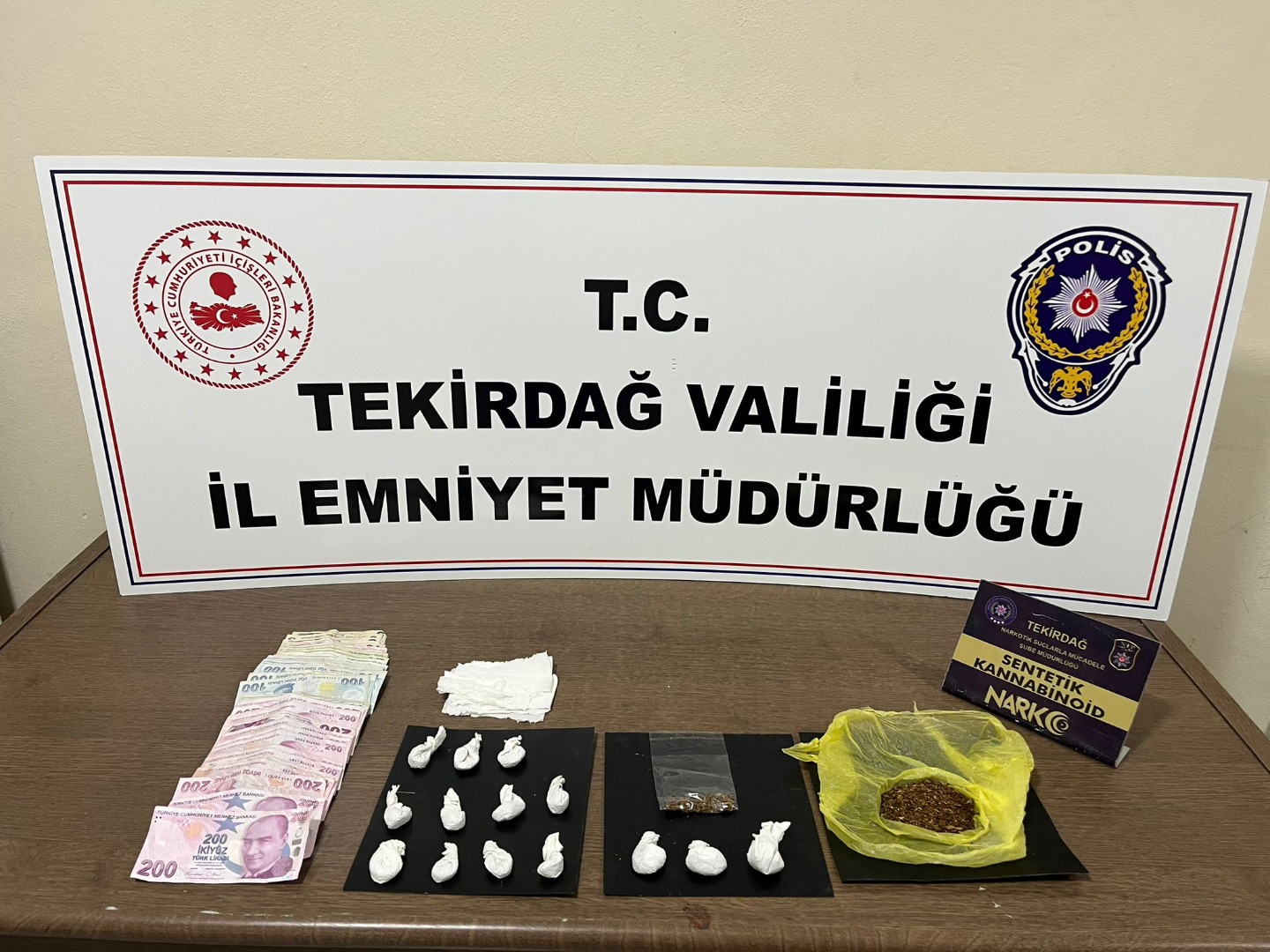 Çorlu’da uyuşturucu operasyonu