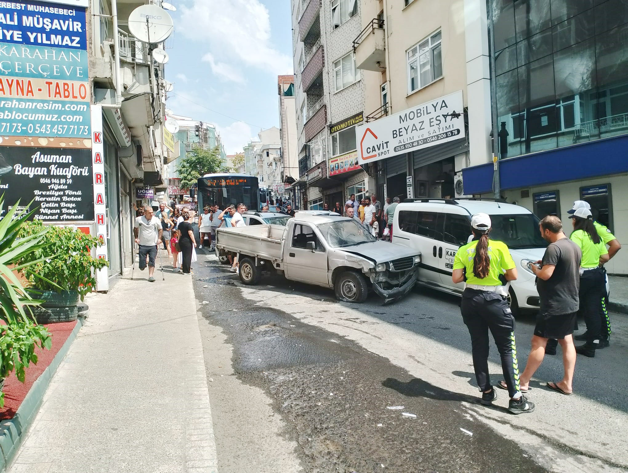 Süleymanpaşa’da trafik kazası