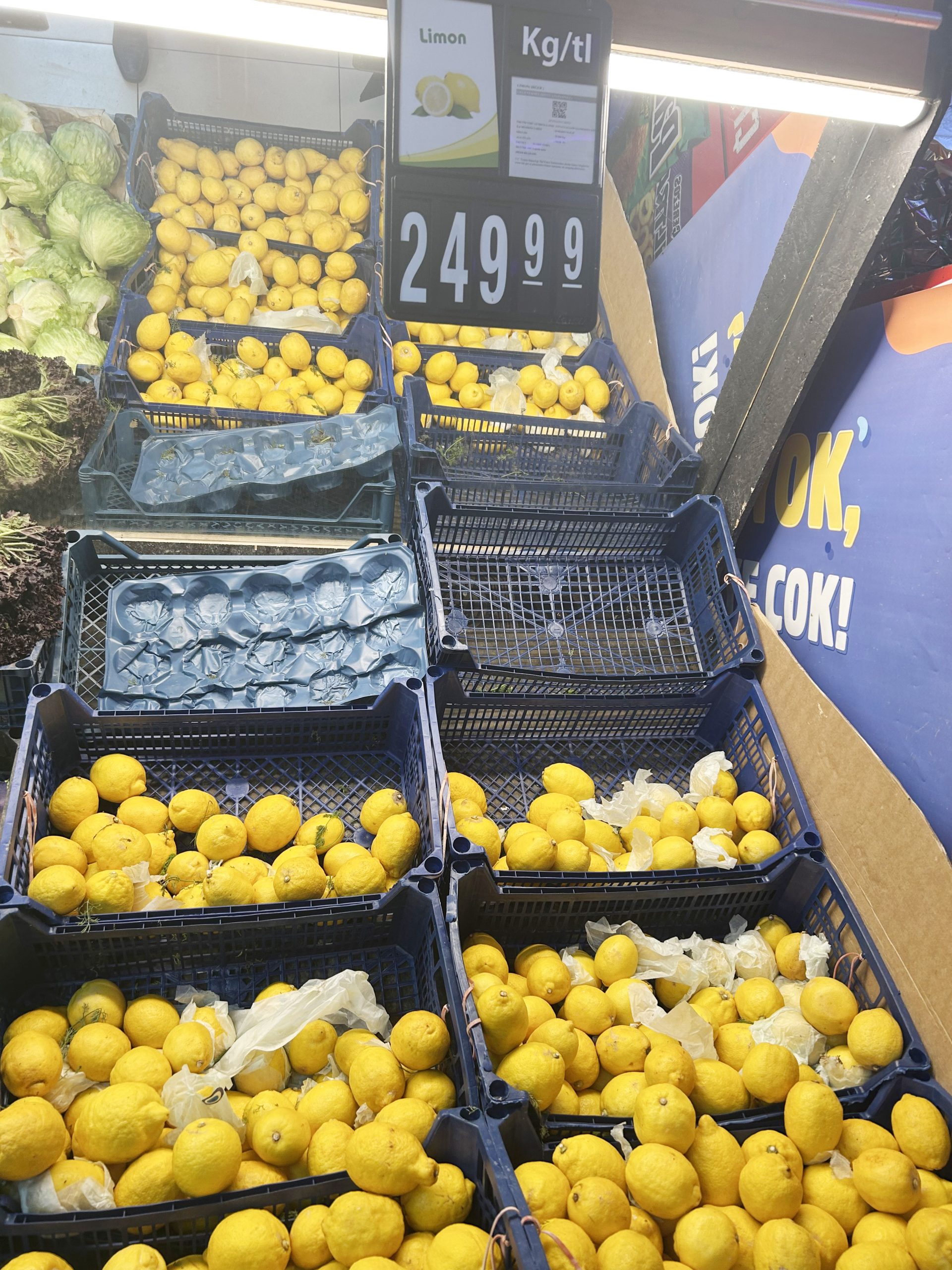 Limonda rekor artış