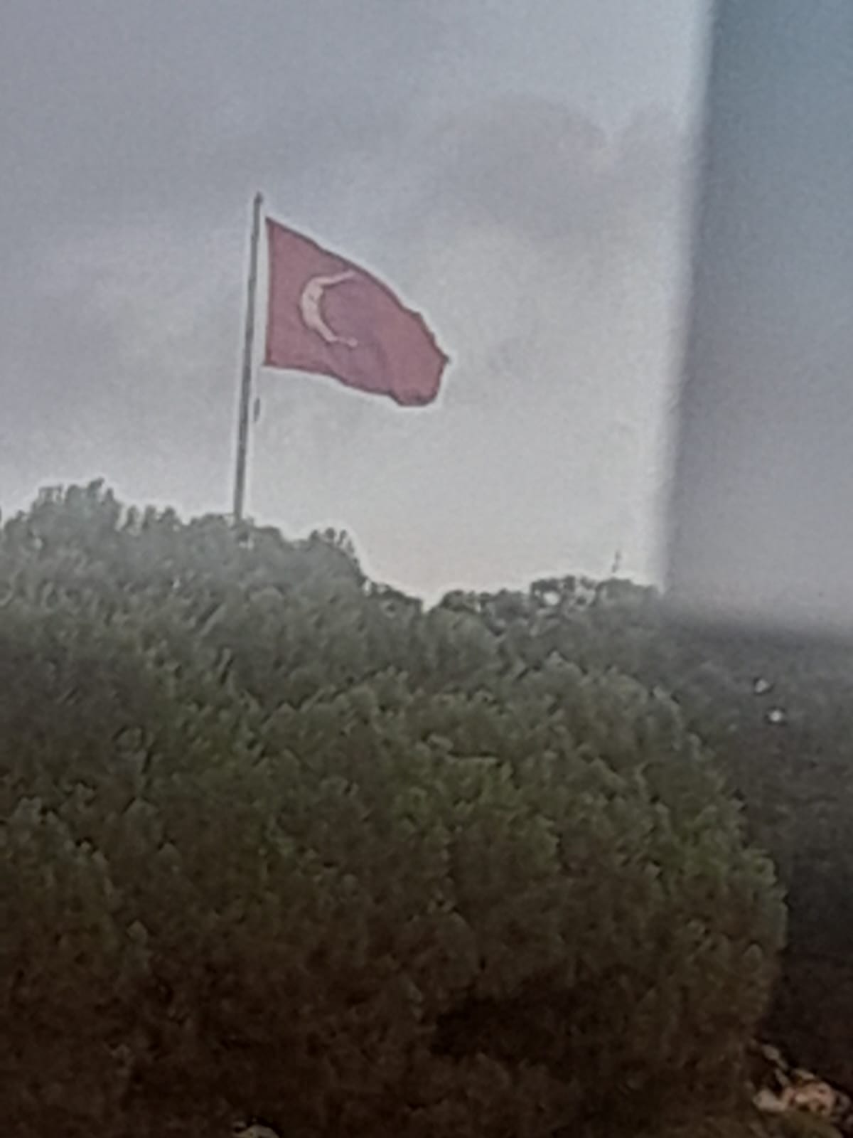 Çerkezköy’de Türk Bayrağı Saygısızlığı