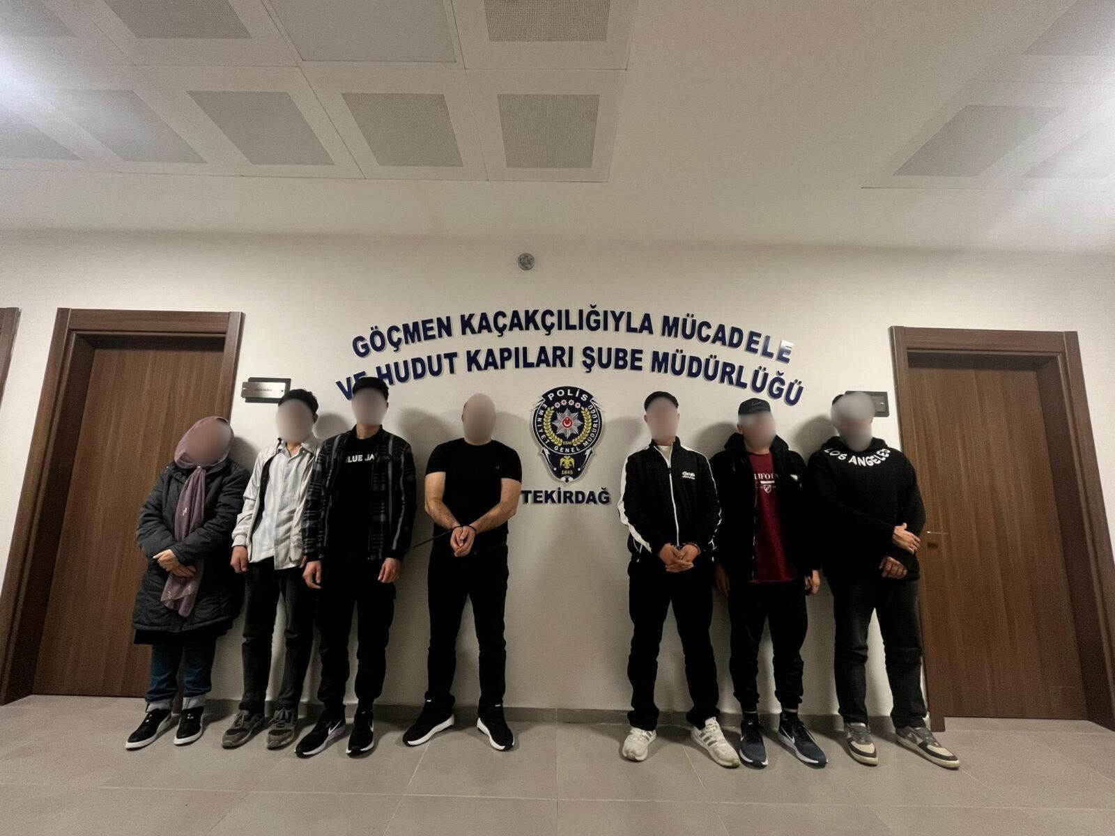 5 kaçak göçmen yakalandı