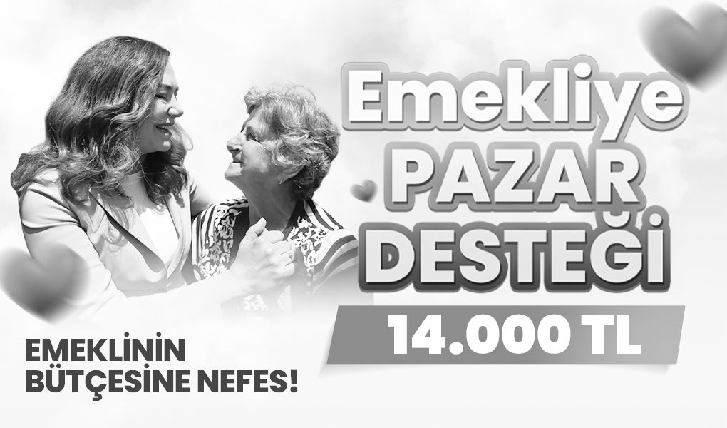 Belediyeden Emekliye 14 bin TL destek