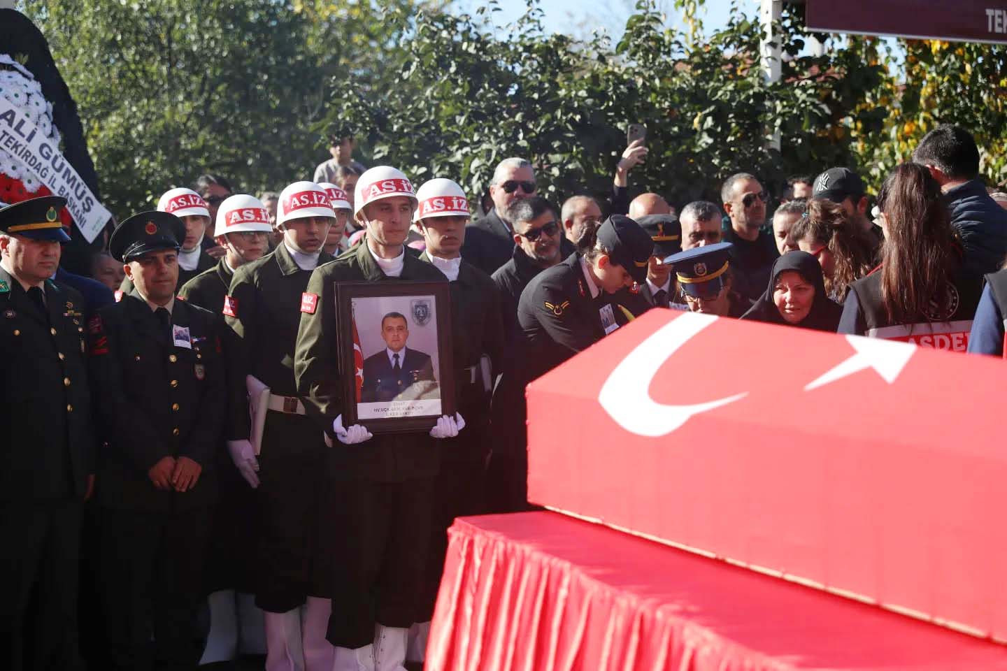 TEKİRDAĞ ŞEHİDİNİ UĞURLADI