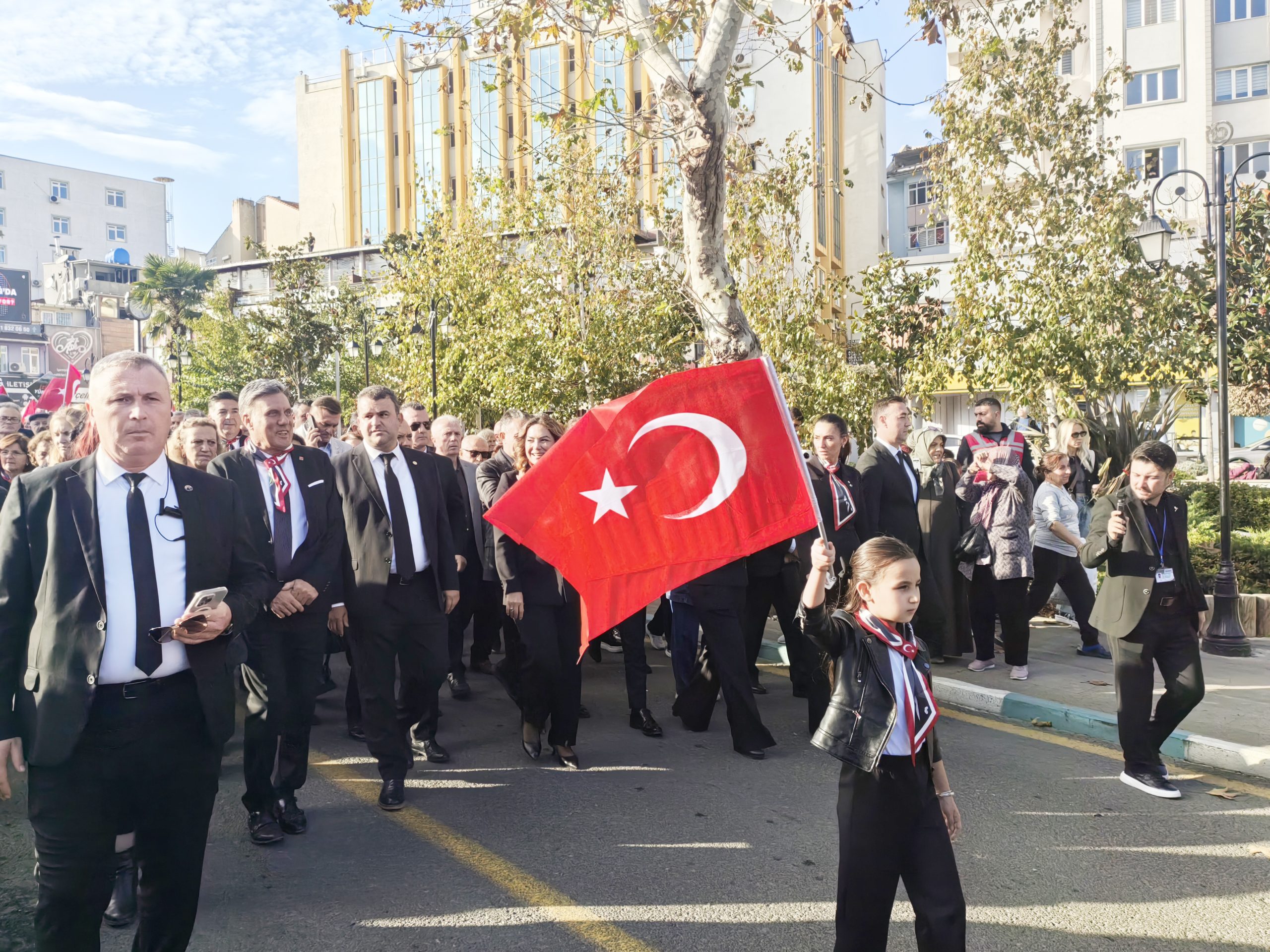 Tekirdağ’da Ata’ya saygı yürüyüşü