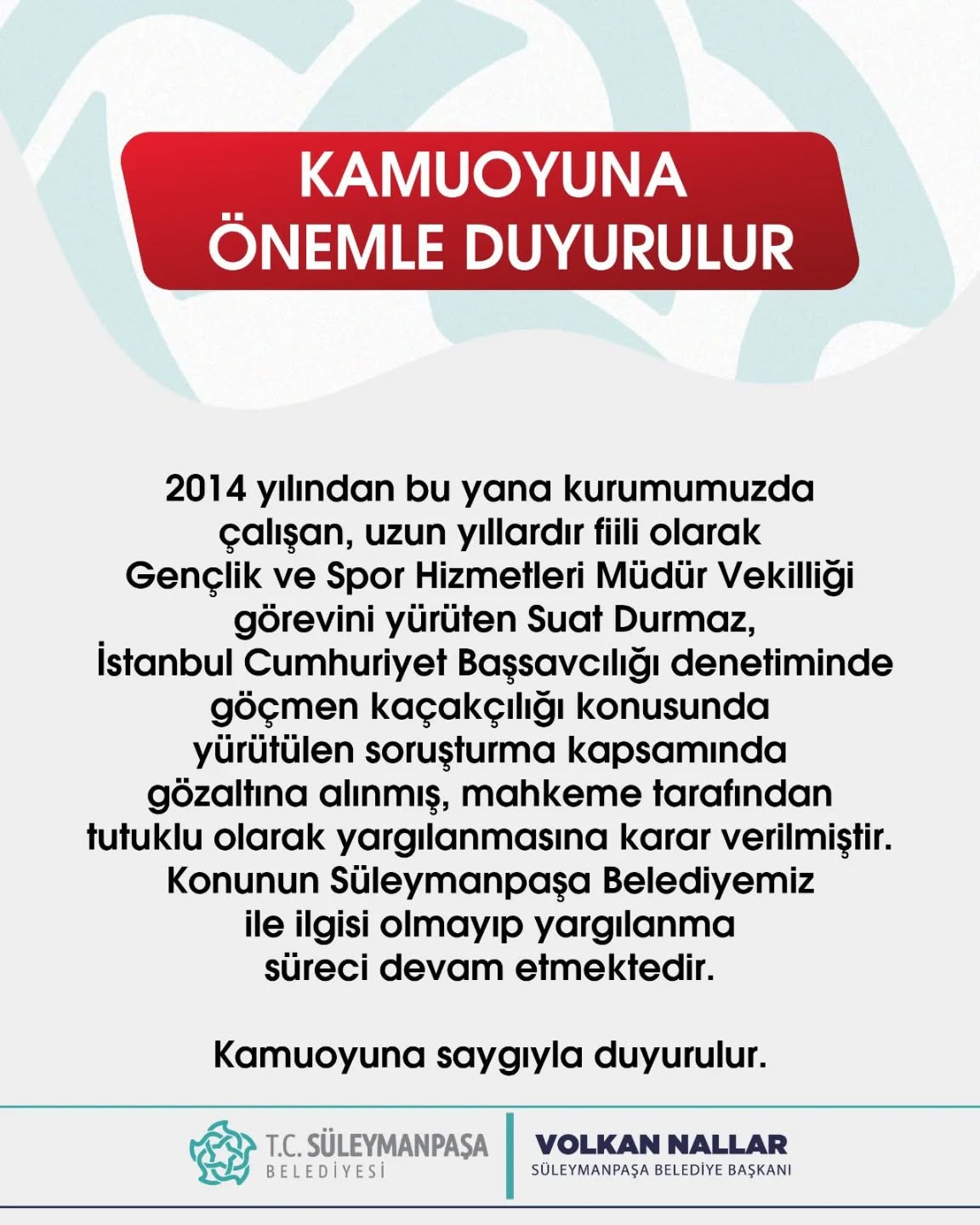 Göçmen  Kaçakçılığı Operasyonu