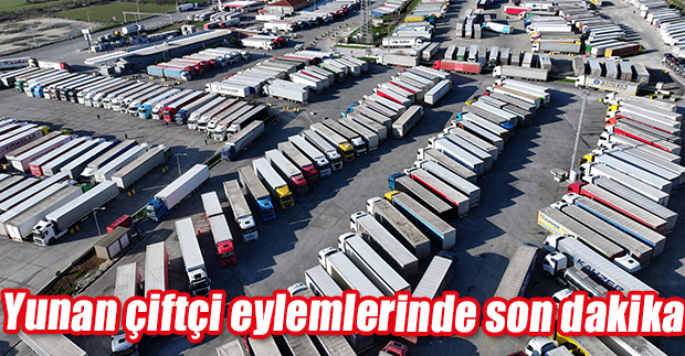 Yunan çiftçi eylemlerinde son dakika