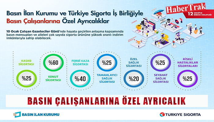 BASIN ÇALIŞANLARINA ÖZEL AYRICALIK
