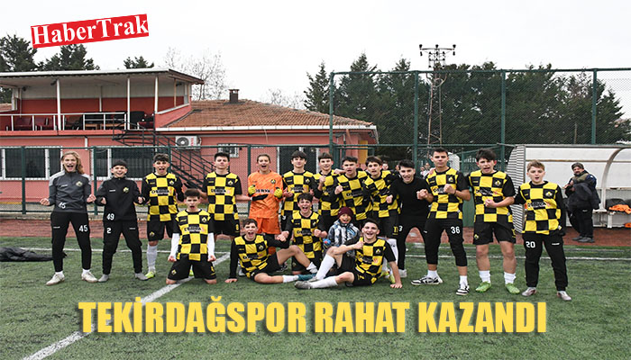 TEKİRDAĞSPOR RAHAT KAZANDI