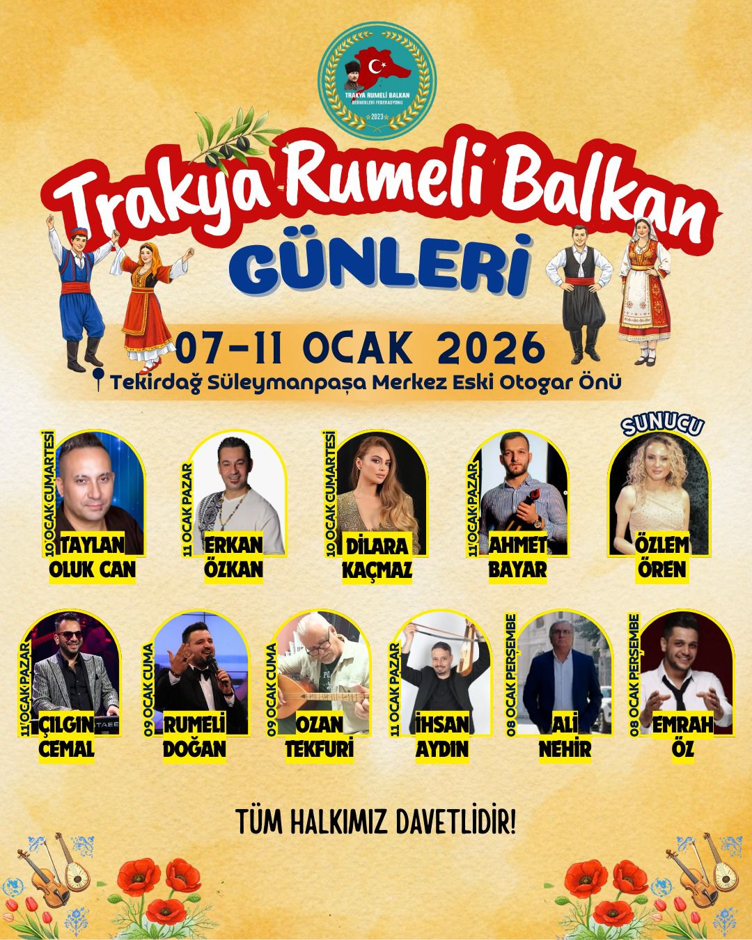 TRAKYA RUMELİ BALKAN GÜNLERİ BAŞLIYOR
