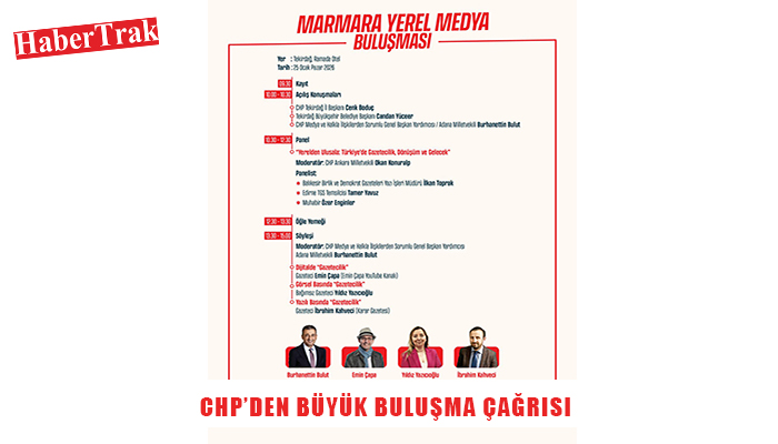 TEKİRDAĞ’DA TOPLANTI DÜZENLENECEK