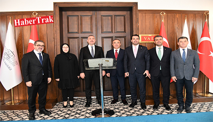 TEKİRDAĞ VALİSİ İLE BİR ARAYA GELDİ