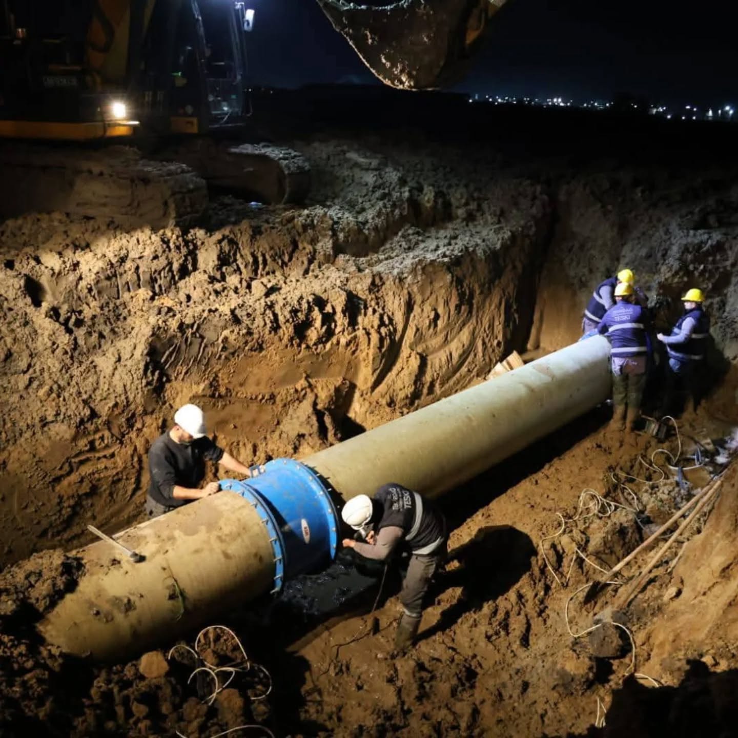 İsale Hattındaki Arıza Giderildi