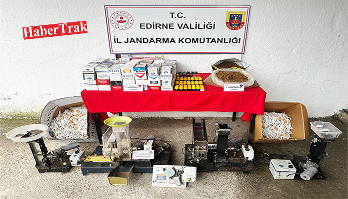 26 BİN 600 MAKARON ELE GEÇİRİLDİ