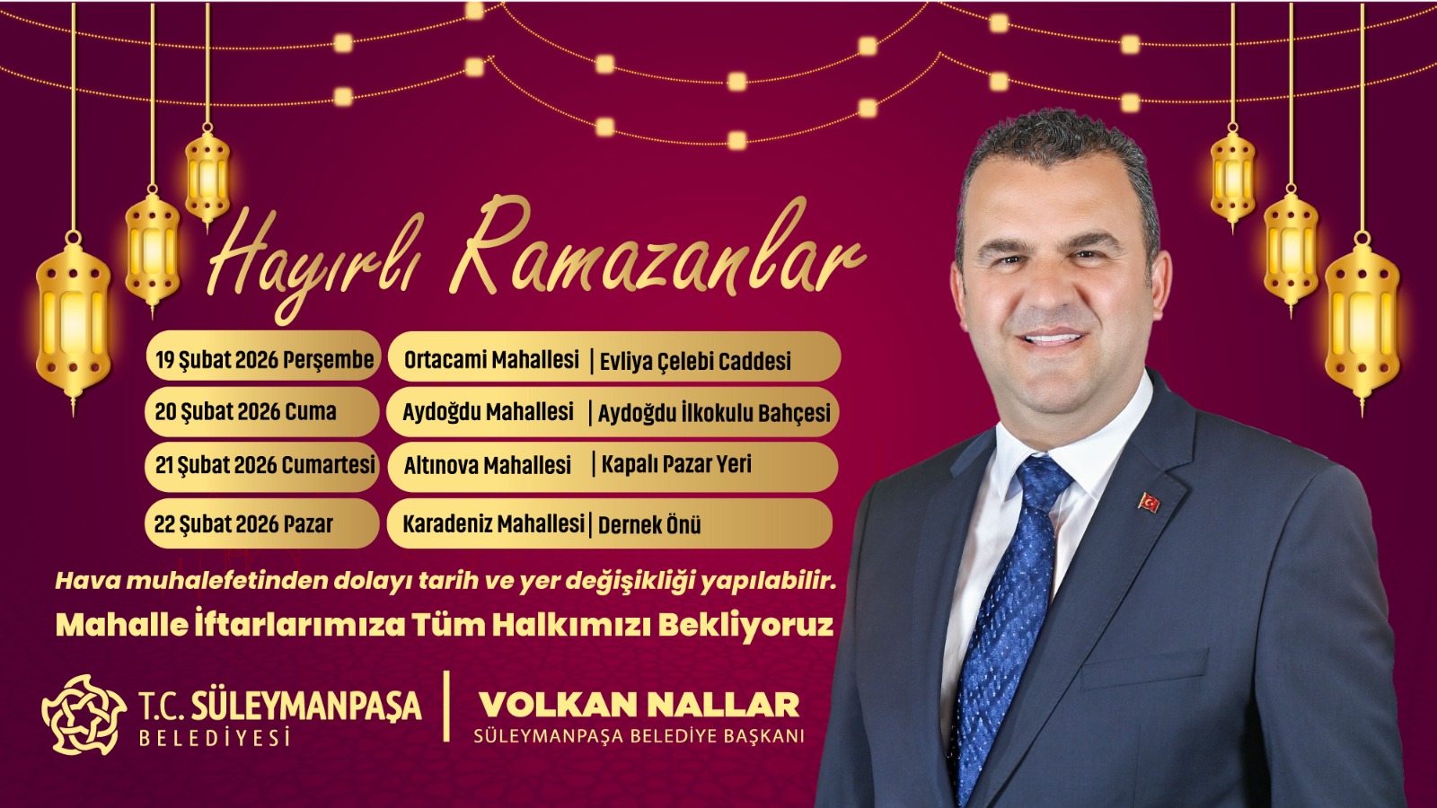 Mahalle İftarları Başlıyor