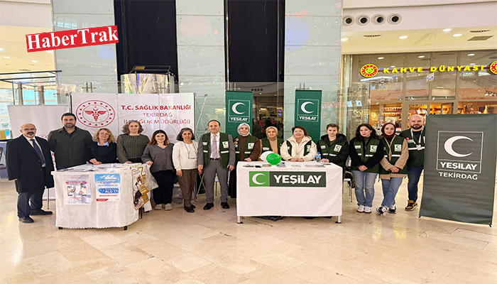 Yeşilay ve Sağlık Müdürlüğü sahada