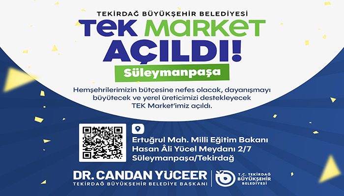 TEK MARKET AÇILDI