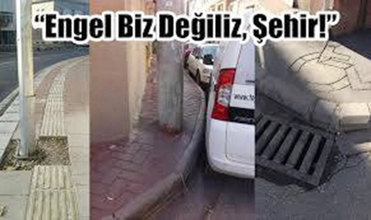 Engelliler kaldırımlara erişemiyor