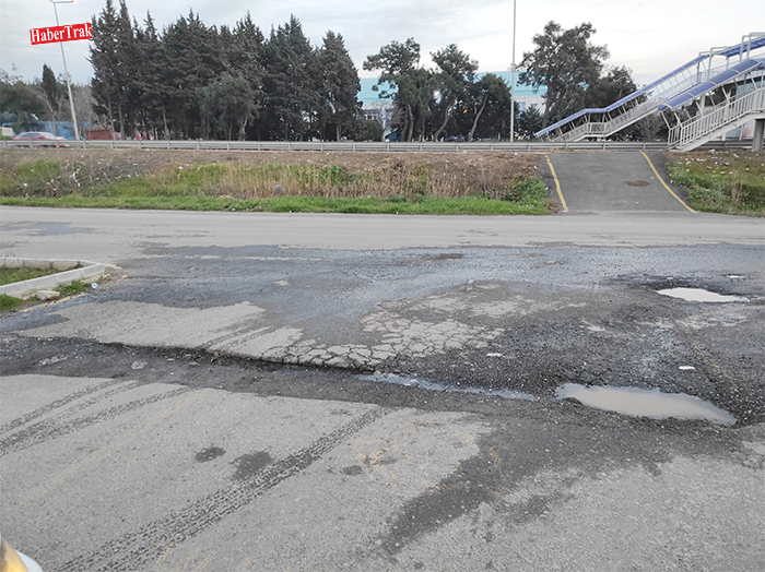 Bozuk yol tepkiye yol açtı