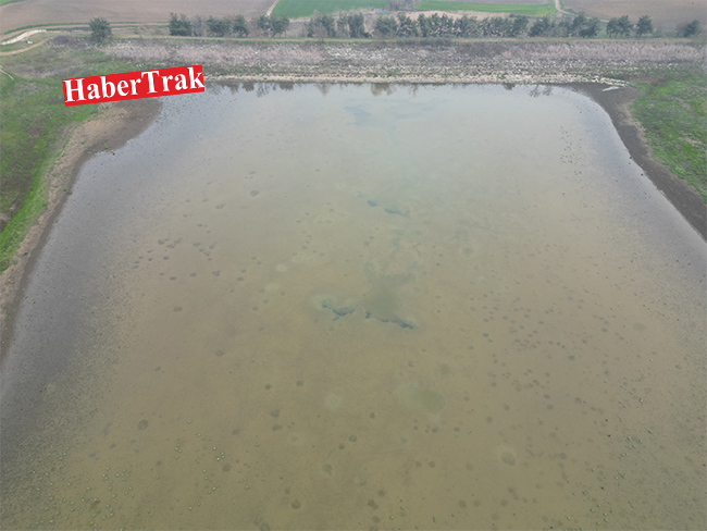 Tekirdağ’da kuruyan gölet yağışlarla yeniden doluyor