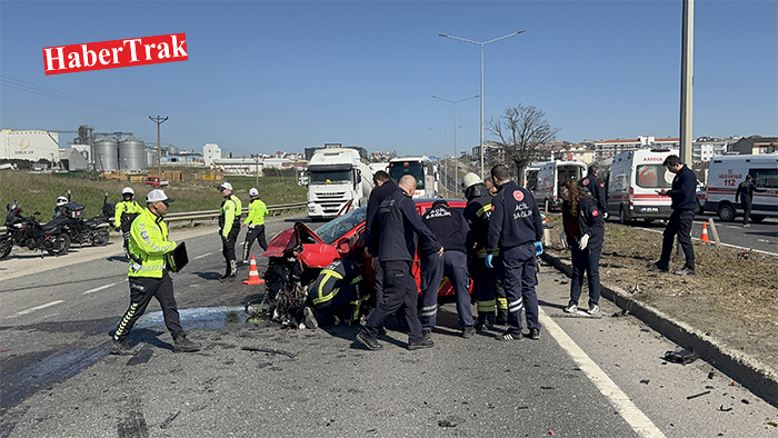 Zincirleme trafik kazasında 5 kişi yaralandı
