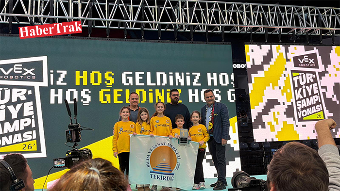 Tekirdağ Bilsem Robot Takımı’ndan VEX Robotics Türkiye Şampiyonasında Büyük Başarı