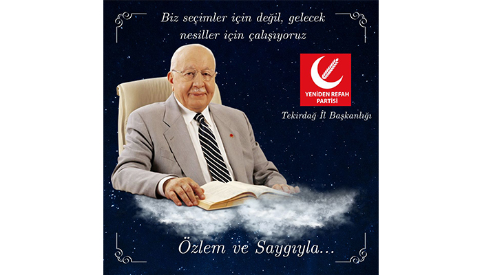 “Erbakan hocamızın izinde yürümeye kararlıyız”