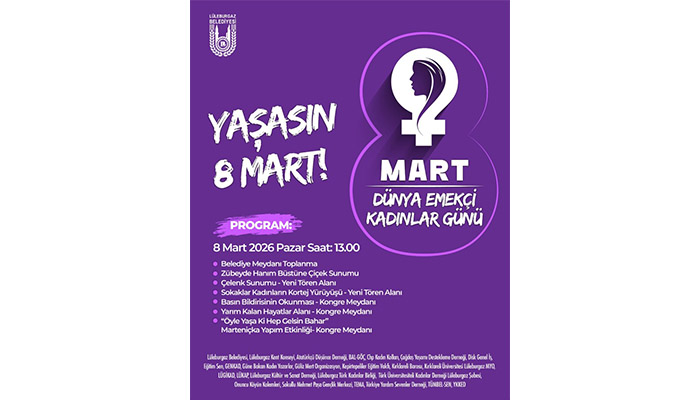 Emekçi Kadınlar Günü programı belli oldu
