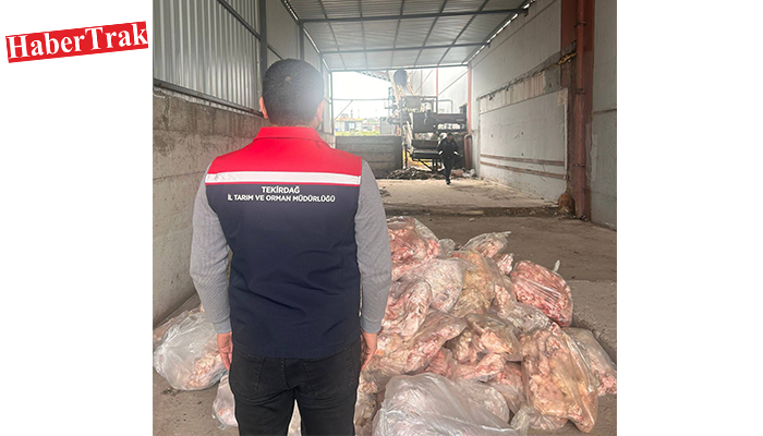 2 bin 800 kilogram hayvansal ürün imha edildi