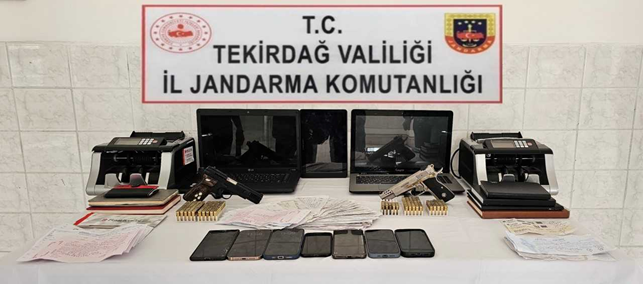 Tekirdağ’da Tefecilik Operasyonu