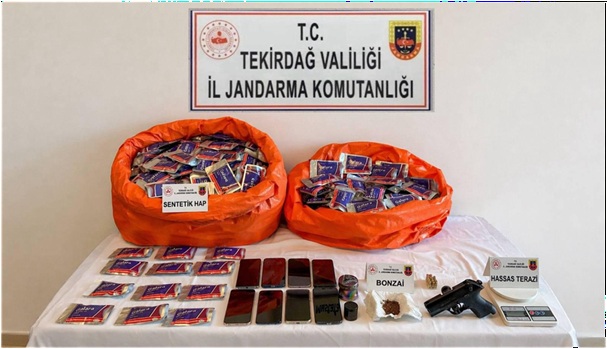 Tekirdağ merkezli uyuşturucu operasyonu