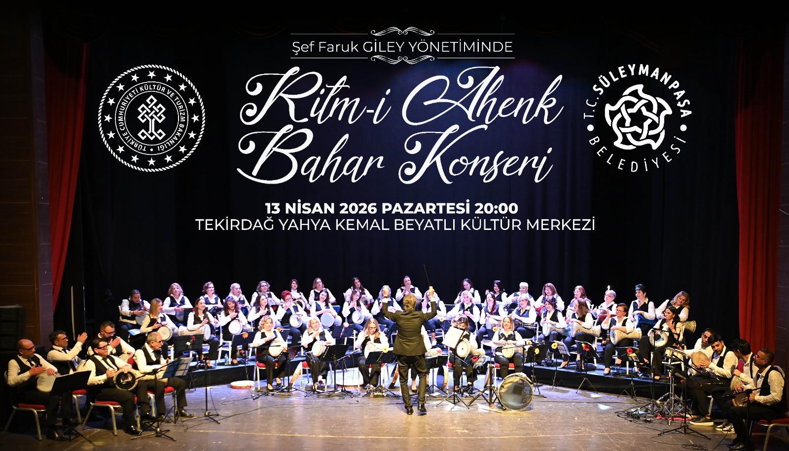 Süleymanpaşa’da Bahar Konseri Heyecanı