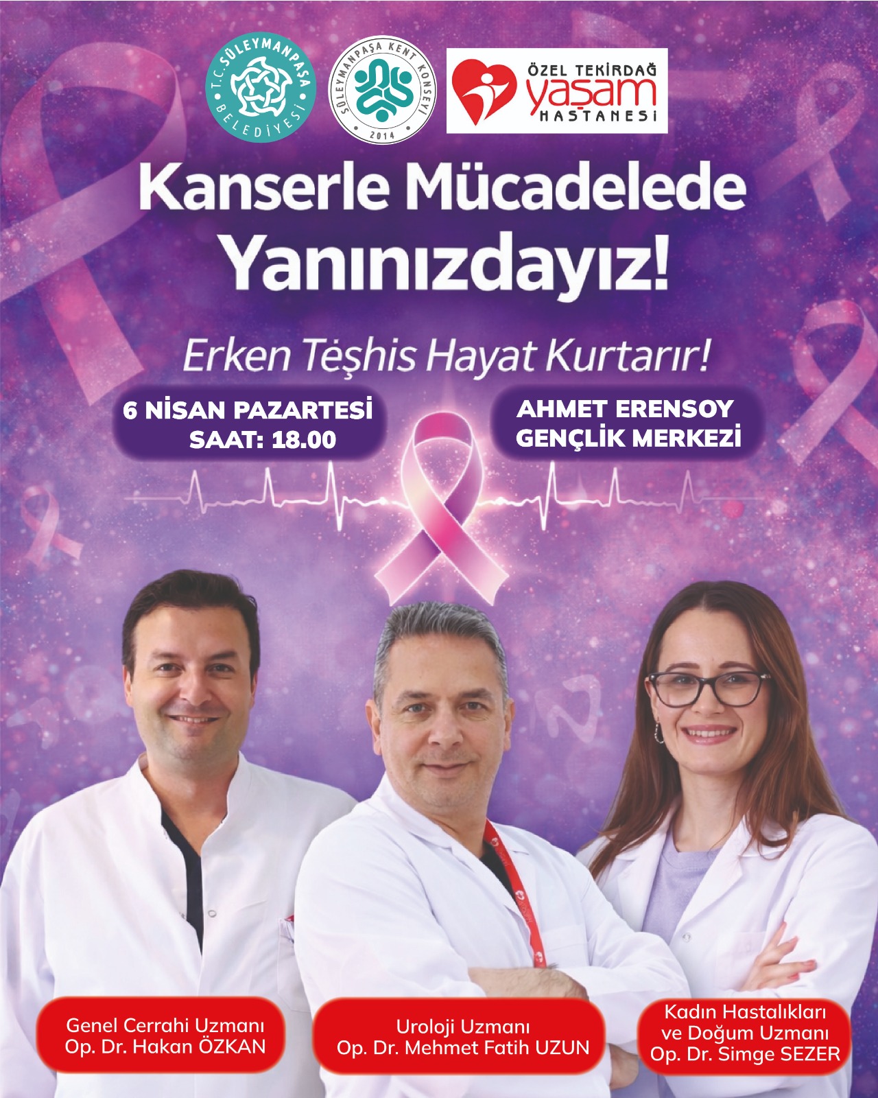 Kansere karşı farkındalık buluşması