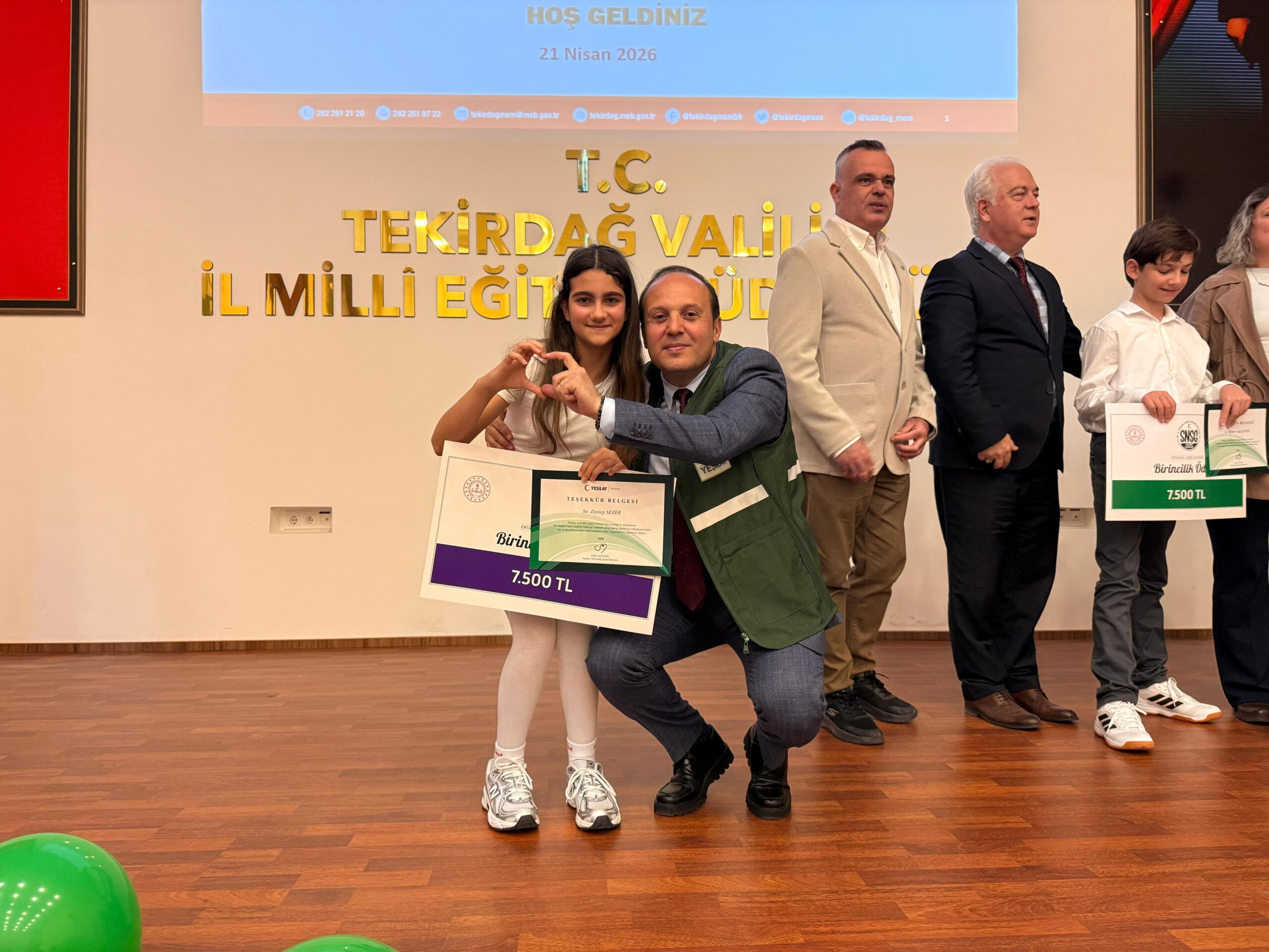 İl Birincileri Ödüllerini Aldı