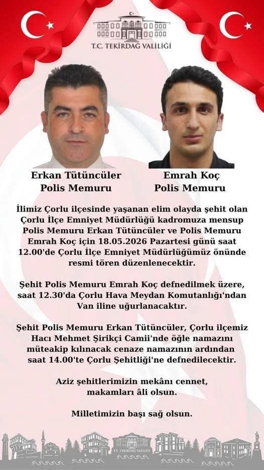 İki Şehit Defnedilecek