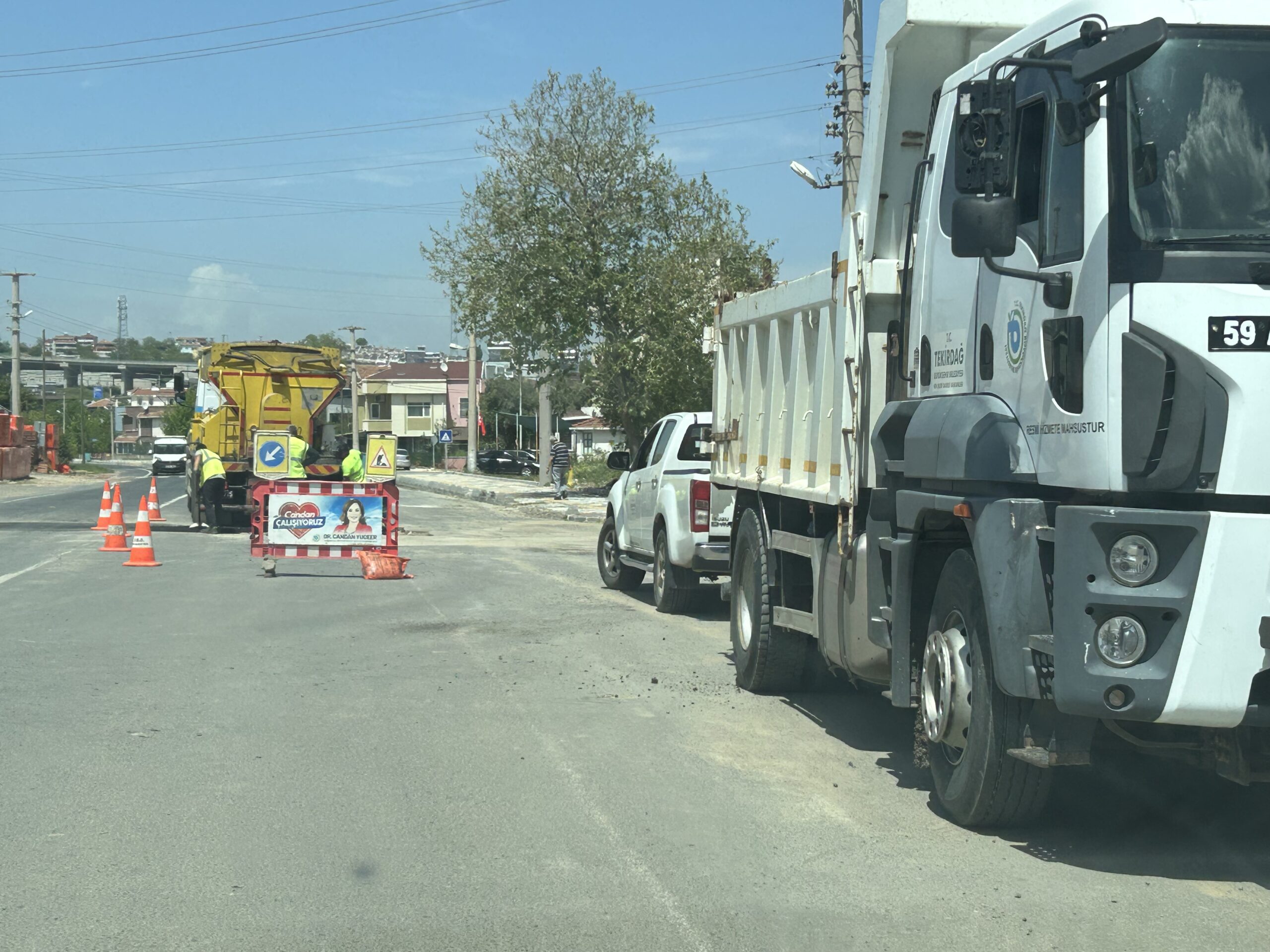 Kumbağ’da yollar onarılıyor