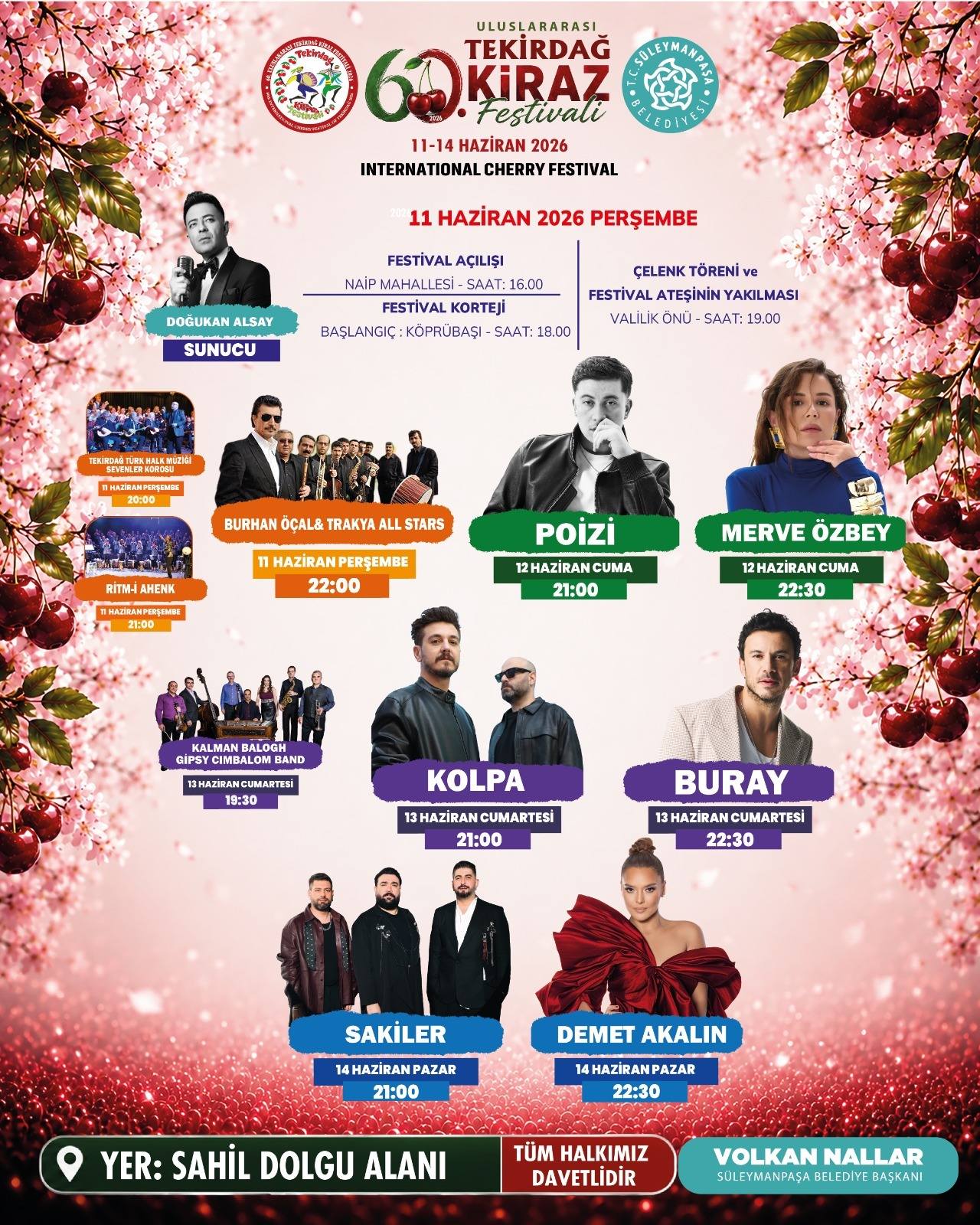 Festival Programı Belli Oldu