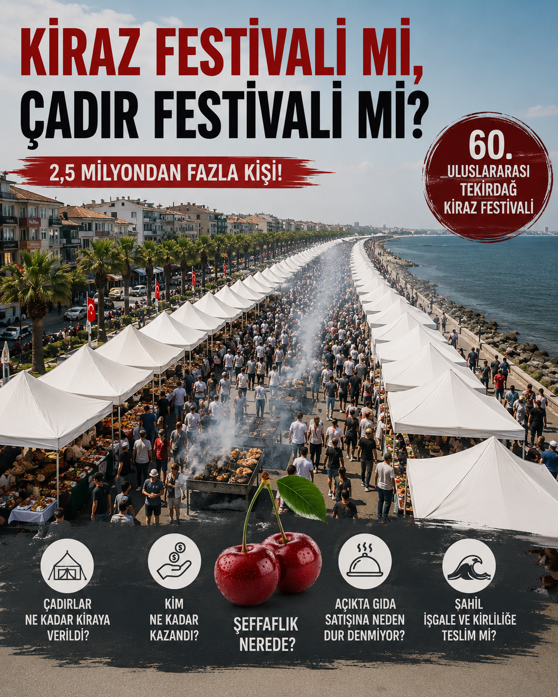 ÇADIR FESTİVALİ Mİ? KİRAZ FESTİVALİ Mİ?