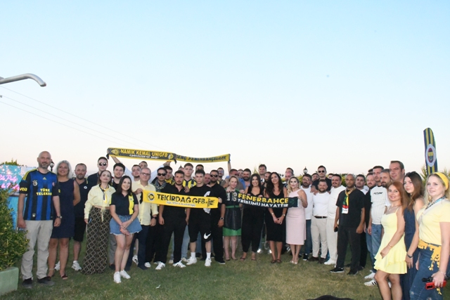 Fenerbahçeliler günü Tekirdağ’da coşkuyla kutlandı
