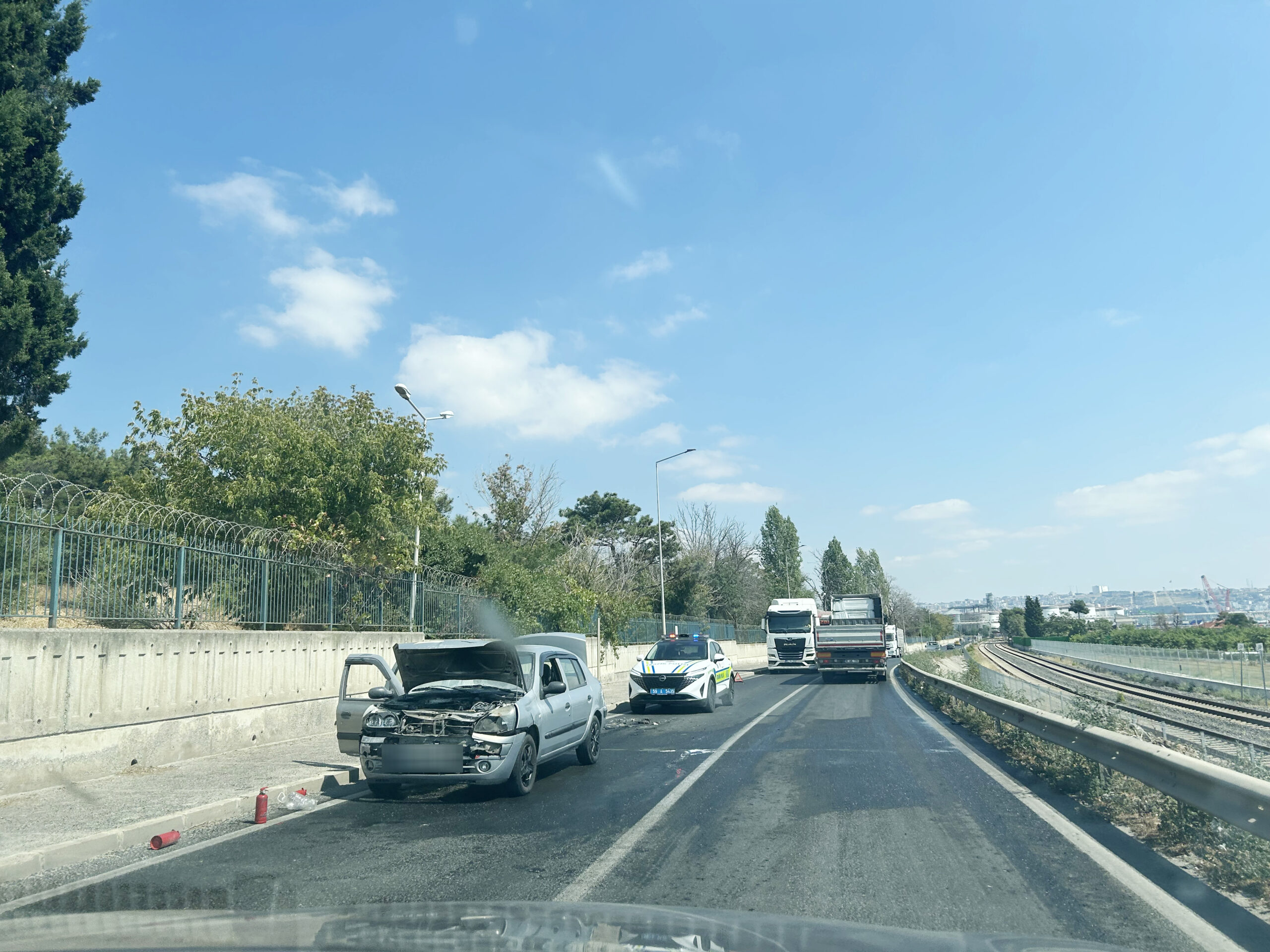 Barbaros Caddesi’nde kaza