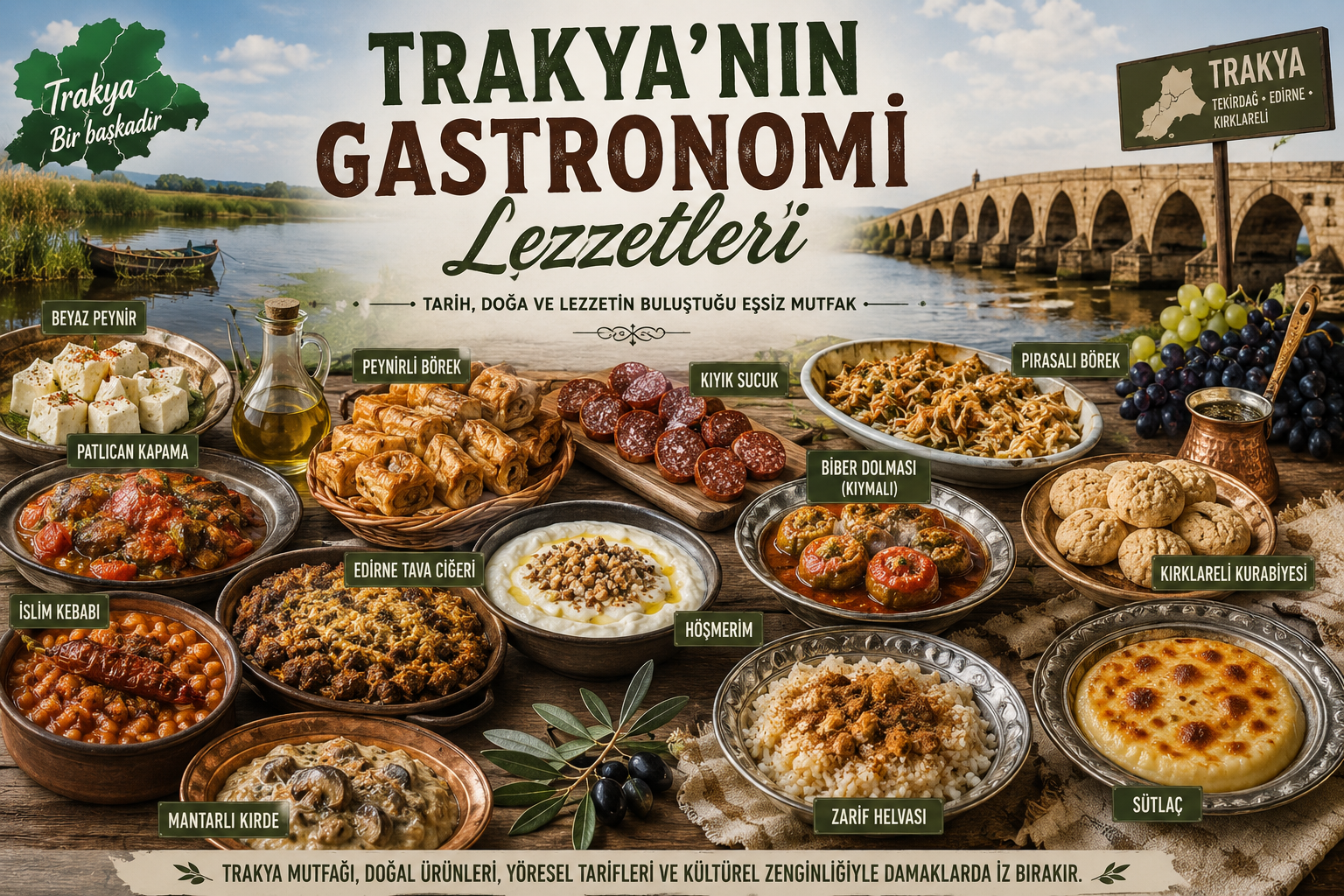 TRAKYA’NIN GASTRONOMİ LEZZETLERİ