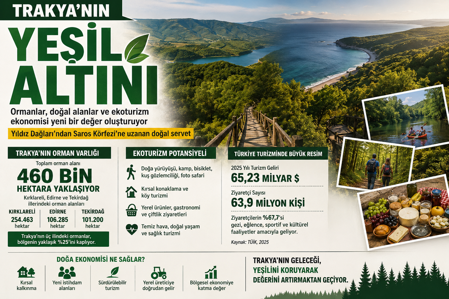 TRAKYA’NIN YEŞİL ALTINI