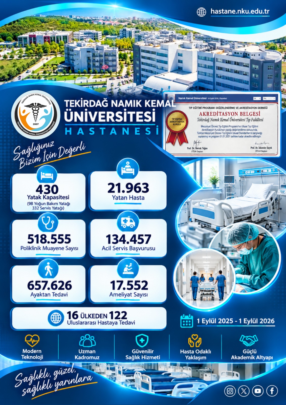 Üniversite Hastanesi’nden Dev Sağlık Hamlesi